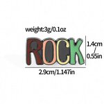 Decorative Custom Metal Brooch - Lapel Pin Badge Soft Enamel Heart Patchwork