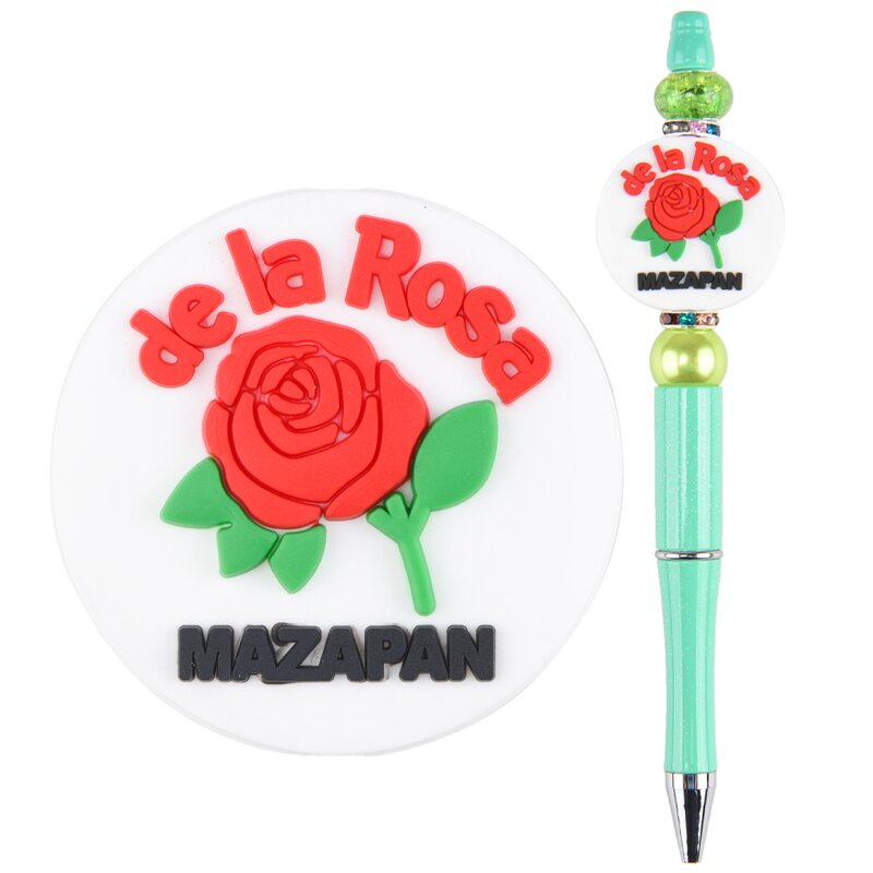 BPA Free Silicone Charms - Tiny Rod DIY Mario Luigi Character Focal Beads