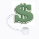 Reusable Straw Bar Accessories - 10mm Plastic Christmas with Topper