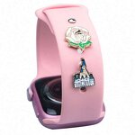 Custom Enamel Band Charms - Metal Paw Decorative Nails for Smart Watch