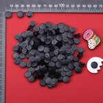Plastic Clog Button - Transparent Shoe Charm Back Button for DIY