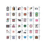 Cartoon Silicone Focal Beads - Farm Animal Designs for Pen Making