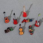 Decorative Custom Metal Brooch - Lapel Pin Badge Soft Enamel Heart Patchwork