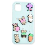 Custom Clog Charm Phone Case - Silicone New Design for 16 Pro Max
