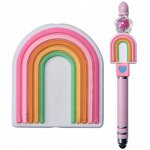 Cartoon LIP Butterfly Silicone Beads - BPA Free Character Focal Beads for Pens