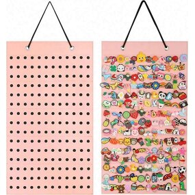 DIY Shoes Charm Holder - PVC Collector Rectangular Silicone Pad Storage