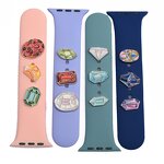 Slide Metal Charms for Watch Band - for 38-45mm All Series Designer