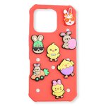 Multi Color Silicone Phone Cases - In Stock DIY Holds Clog Charms