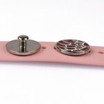 Stainless Steel Watch Strap Decoration - Metal Stud Slider Charm Luxury