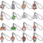 Cartoon Animal Phone Charms - Soft Mix Focal Beads Silicone for Decoration