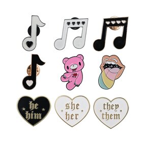 Lapel Badges Labels Manufacturer - Custom Logo Metal Hard Enamel Pins