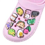 Cartoon Jelly Sneaker Charms - Plastic Shoe Decoration Pendants & Shoe Lace Accessories