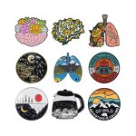 Alloy Fashion Accessories - Colored Metal Magnets Love Heart for Jewelry