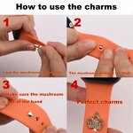Watch Decoration Charms - Metal Leg Decorative Nails for Sport Strap