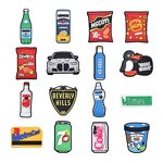 2D Soft PVC Shoe Charms Manufacturer - Cute British Anime & Custom Food Designs