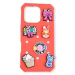 Multi Color Silicone Phone Cases - In Stock DIY Holds Clog Charms