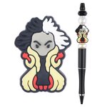 BPA Free Silicone Charms - Tiny Rod DIY Mario Luigi Character Focal Beads