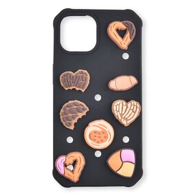 Shockproof Silicone Phone Case - for iPhone 17-12 Pro Max Holds Clog Charm