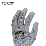 YL1104 Safety Gloves - PU Coated Textured Elastic Soft Anti-cut Kevlar