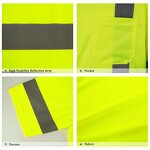 YL1406 Safety Vest - ANSI Class 2 LED Flash Multi-Pockets Customized