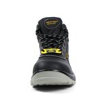 S3 Unisex Water-Proof Safety Boots - Durable Steel Toe Black Leather Upper