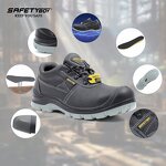 Steel Toe Safety Boots - Anti-Smashing Rubber Sole Mesh TPU Upper Anti-Puncture