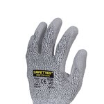YL1104 Safety Gloves - Cut Resistant Breathable Kevlar PU Coated Textured
