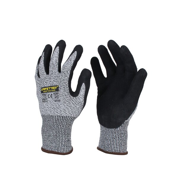 YL1102 Nitrile Gloves - Textured High Impact Soft Cut Resistant General