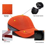 YL1511 Protective Hat - Detachable Short Brim Baseball Style Reflective