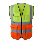 Safety Vest - Multi-Color Breathable Mesh Polyester Reflective ANSI Class 2