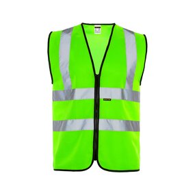 ANSI Class 2 Safety Vest - LED Flash Breathable Mesh Multi-Colored