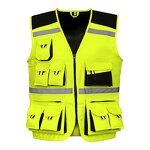 High Visibility Safety Jacket - Breathable Mesh Reflective Customizable
