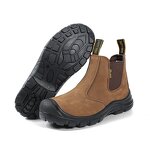 Unisex Safety Boots - Anti-Puncture Anti-Static Genuine Leather Steel Toe