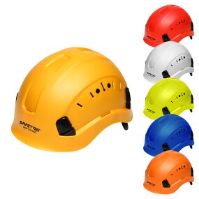 Circle Type Safety Helmet - Non-Slotted Construction Heavy-Duty ABS