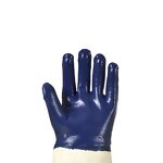 YL1146 Nitrile Gloves - Blue Anti-Chemical Comfortable Cotton Oil-proof