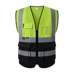 Safety Vest - Multi-Color Breathable Mesh Polyester Reflective ANSI Class 2