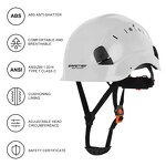 YL-1525 Safety Helmet - Adjustable with Visor Logo Customized Multi-color