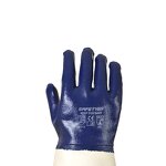 YL1146 Nitrile Gloves - Blue Anti-Chemical Comfortable Cotton Oil-proof