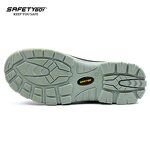 S3 Safety Shoes - High-Cutting Brown Rubber Sole Leather Security Boots CE