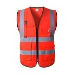 Reflective Safety Vest - Lightweight Breathable Mesh Customizable Logo