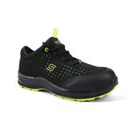 Steel Toe Safety Shoes - Breathable Leather Upper Knit Mesh Electrical Insulation