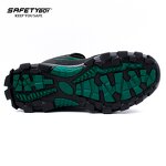 High-Ankle Work Boots - Anti-Slip Oil Acid Resistant Puncture-Proof Steel Toe