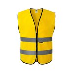 ANSI Class 2 Hi Vis Vest - LED Flash Customized Logo Adjustable Fit
