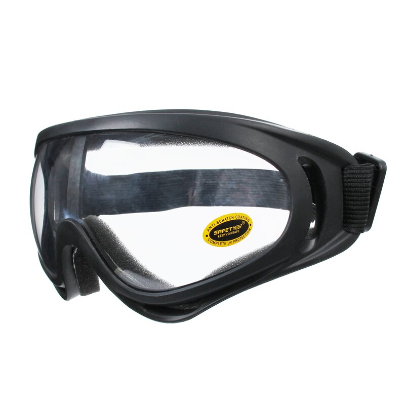Face Shield Goggles - Durable Comfortable Polycarbonate Frame Uncoated