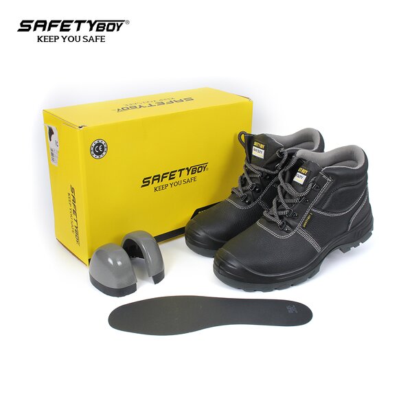 Men's Safety Shoes - Waterproof Anti-slip Anti-smash Anti-puncture Labor Boot