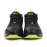 Mid Cut Safety Shoes - Fashion Mesh Light Weight Comfortable PU Rubber Slip