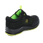 Mid Cut Safety Shoes - Fashion Mesh Light Weight Comfortable PU Rubber Slip