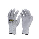 YL1104 Safety Gloves - Cut Resistant Breathable Kevlar PU Coated Textured