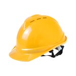 Safety Helmet - Premium Plastic V-Adjustable Lining Slotted 4-Suspension