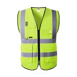 Reflective Safety Vest - Lightweight Breathable Mesh Customizable Logo